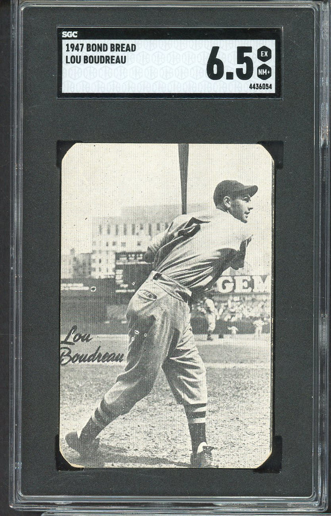 1947 Homogenized Bond Lou Boudreau Indians SGC 6.5 EX-MT+ 554841