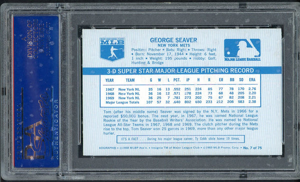 1970 Kelloggs Baseball #007 Tom Seaver Mets PSA 8 NM/MT 554889