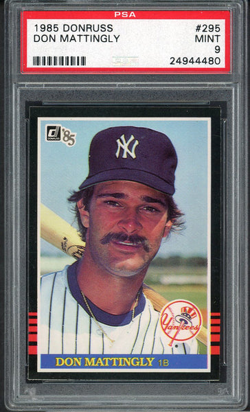 1985 Donruss #295 Don Mattingly Yankees PSA 9 MINT 554897