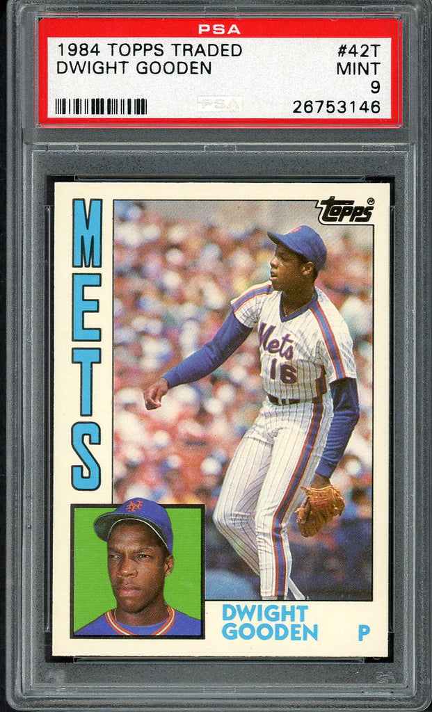 1984 Topps Traded #042T Dwight Gooden Mets PSA 9 MINT 554932