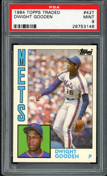 1984 Topps Traded #042T Dwight Gooden Mets PSA 9 MINT 554932