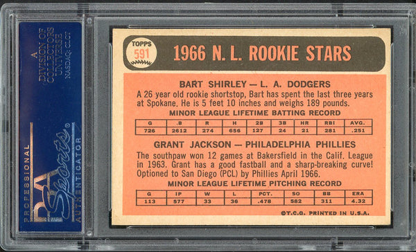 1966 Topps Baseball #591 Grant Jackson Phillies PSA 5 EX 554944