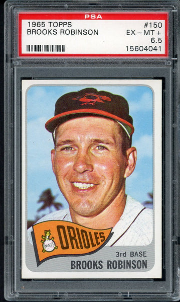 1965 Topps Baseball #150 Brooks Robinson Orioles PSA 6.5 EX-MT+ 554958