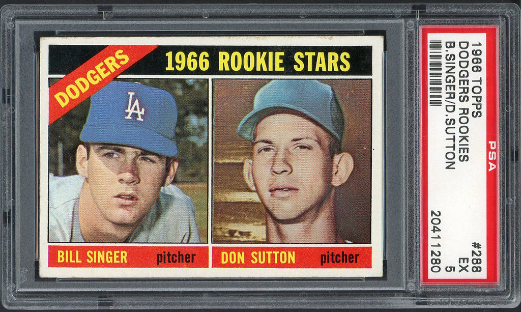 1966 Topps Baseball #288 Don Sutton Dodgers PSA 5 EX 554999