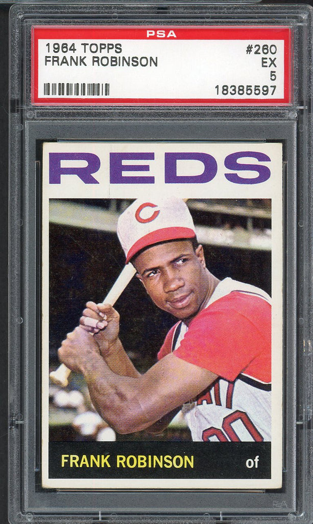 1964 Topps Baseball #260 Frank Robinson Reds PSA 5 EX 555047