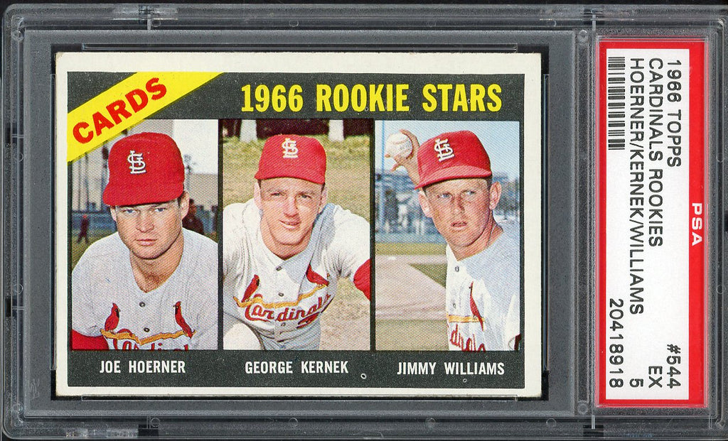 1966 Topps Baseball #544 Joe Hoerner Cardinals PSA 5 EX 555076