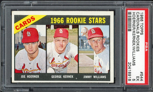 1966 Topps Baseball #544 Joe Hoerner Cardinals PSA 5 EX 555076