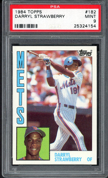 1984 Topps #182 Darryl Strawberry Mets PSA 9 MINT 555104