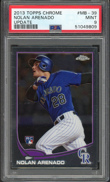2013 Topps Update Chrome #MB39 Nolan Arenado Rockies PSA 9 MINT 555168