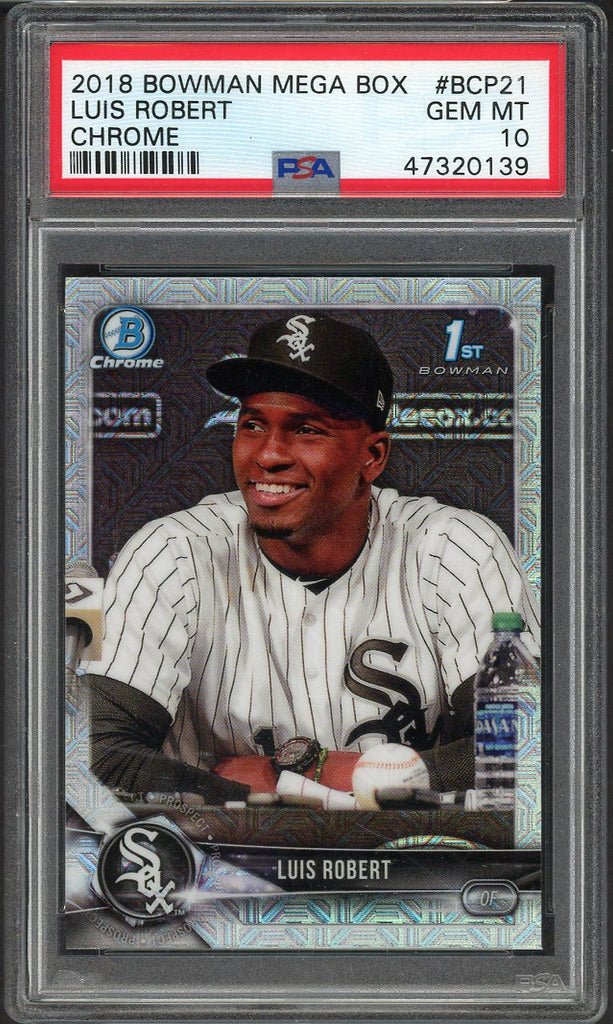 2018 Bowman Chrome Prospects #021 Luis Robert White Sox PSA 10 GEM MINT Mega 555174
