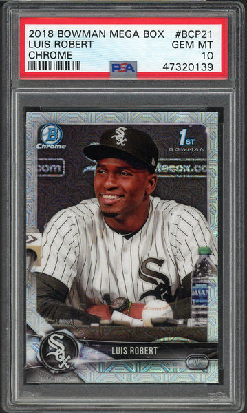 2018 Bowman Chrome Prospects #021 Luis Robert White Sox PSA 10 GEM MINT Mega 555174