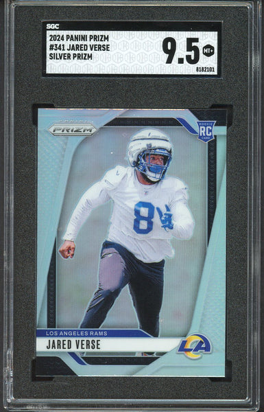 2024 Panini Prizm #341 Jared Verse Rams SGC 9.5 MINT+ Silver 555188