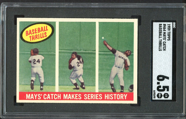 1959 Topps Baseball #464 Willie Mays IA Giants SGC 6.5 EX-MT+ 555208