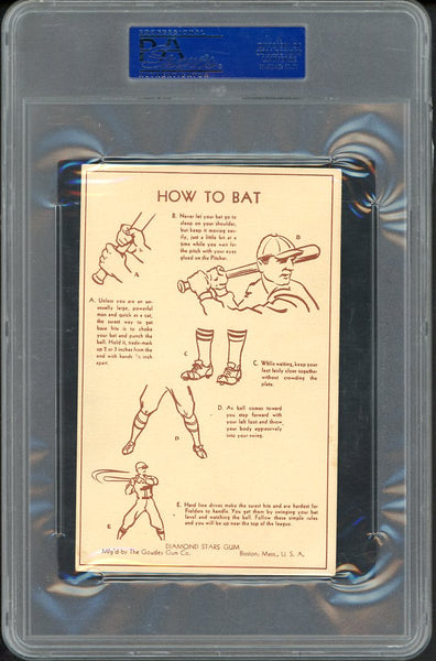 1939 R303A Goudey Premium Jimmy Foxx Red Sox PSA 5 EX 555276
