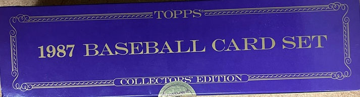 1987 Topps Tiffany Baseball Complete Factory Set Bonds McGwire 555307