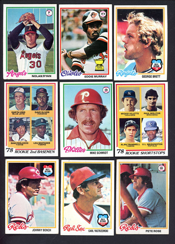 1978 Topps Baseball Complete Set VG-EX/EX Murray Molitor Ryan 555341
