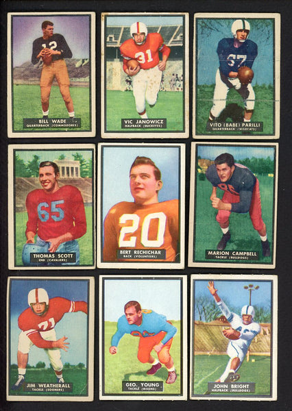1951 Topps Magic Football Complete Set VG-EX/EX Janowicz Wade 555346