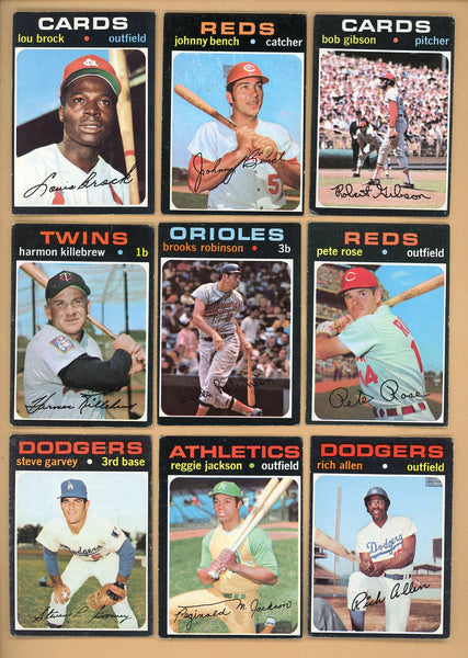 1971 Topps Baseball Complete Set VG-EX/EX Clemente Mays Aaron 555366