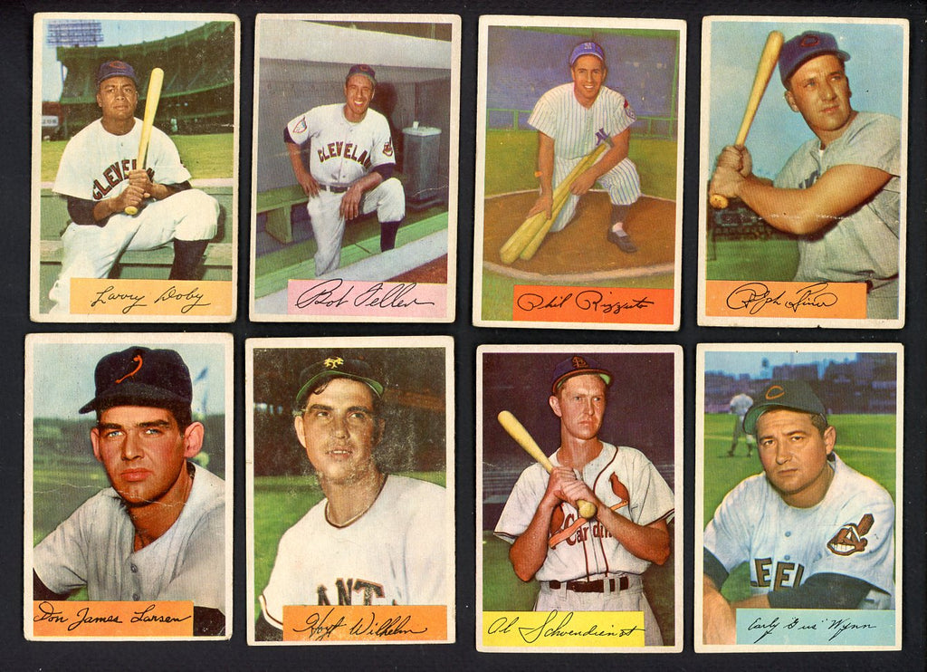 1954 Bowman Set Lot 78 Diff Bargain Grade Feller Rizzuto Doby 555395