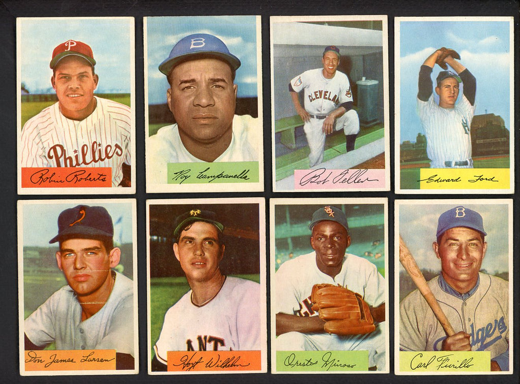 1954 Bowman Set Lot 74 Diff VG-EX Campanella Feller Ford 555407