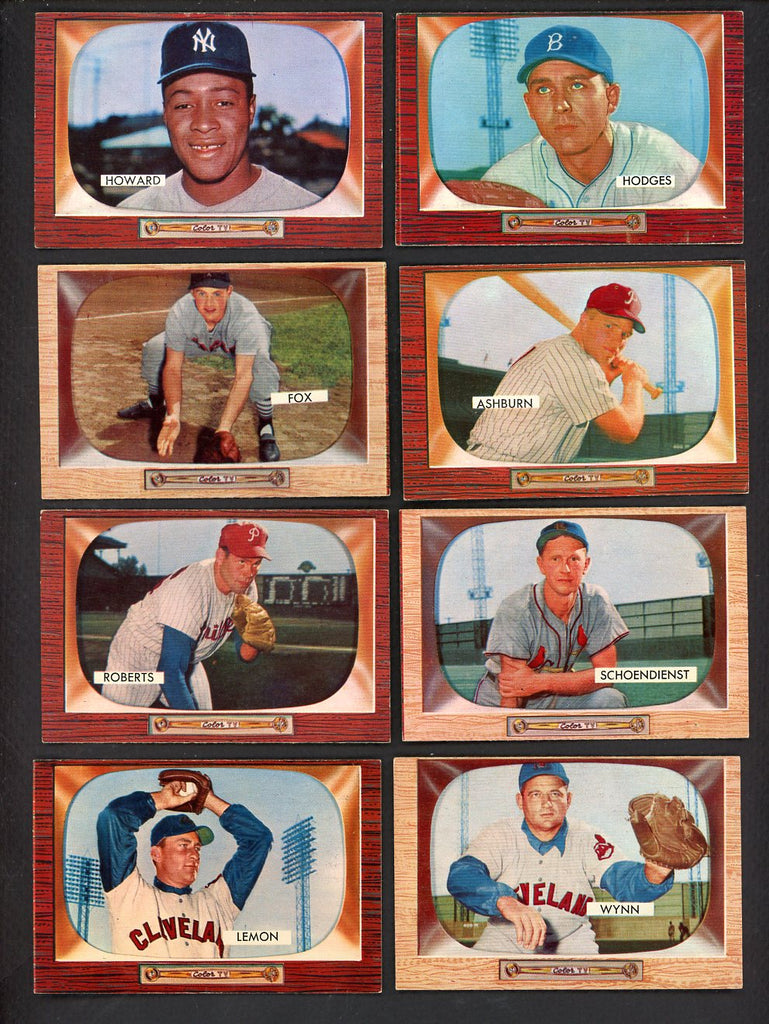 1955 Bowman Set Lot 113 Diff EX-MT Howard Hodges Fox Ashburn 555409