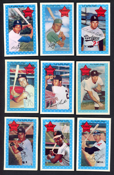 1971 Kelloggs Set Lot 18 Diff NR-MT Stottlemyre Monday Davis 555509