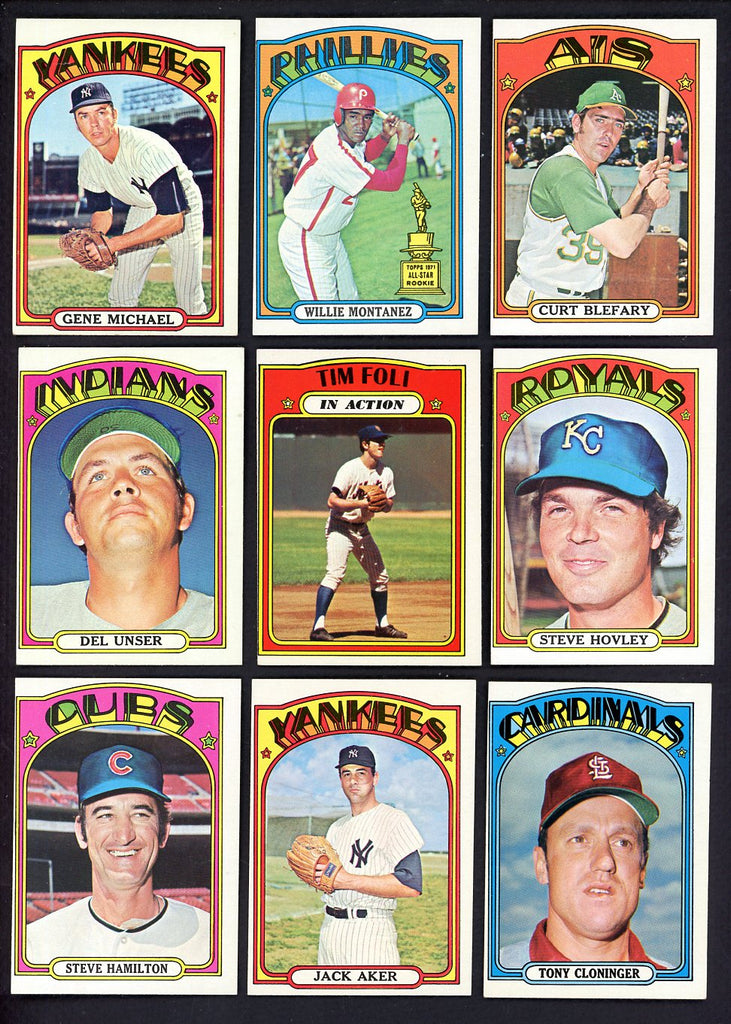 1972 Topps Set Lot 11 Diff High Numbers NR-MT Montanez 555512