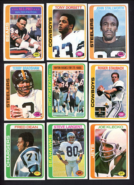 1978 Topps Football Complete Set EX-MT/NR-MT Payton Dorsett 555529