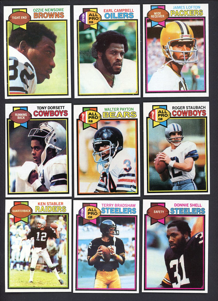 1979 Topps Football Complete Set EX-MT/NR-MT Campbell Lofton 555530