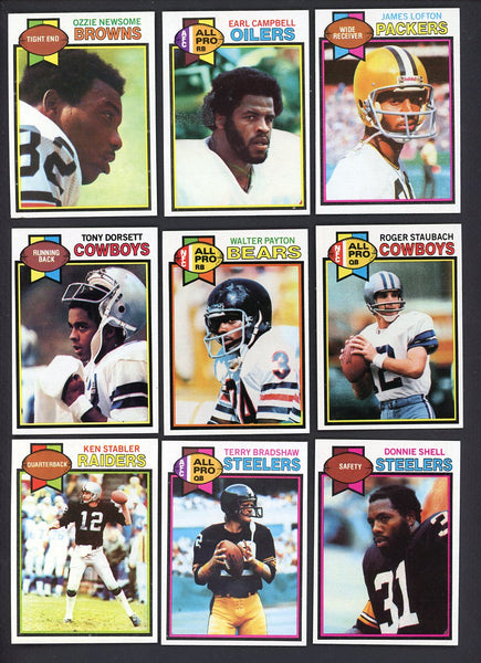 1979 Topps Football Complete Set EX-MT/NR-MT Campbell Lofton 555530