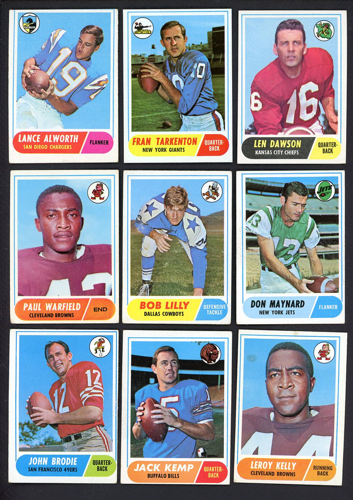 1968 Topps Set Lot 133 Diff Mid-Grade Dawson Kemp Alworth 555541