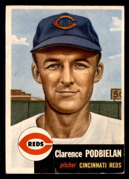 1953 Topps Baseball #237 Bud Podbielan Reds EX 555601