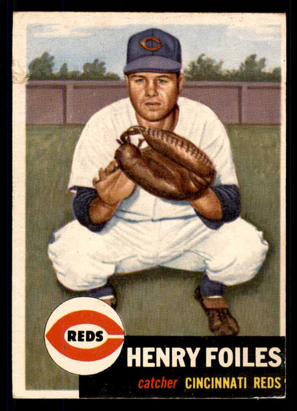 1953 Topps Baseball #252 Henry Foiles Reds GD-VG 555611