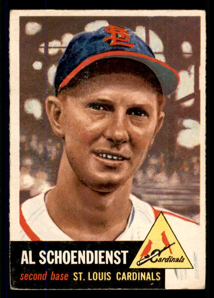 1953 Topps Baseball #078 Red Schoendienst Cardinals VG-EX 555633