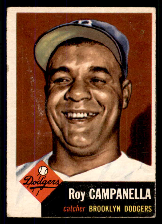 1953 Topps Baseball #027 Roy Campanella Dodgers GD-VG 555637