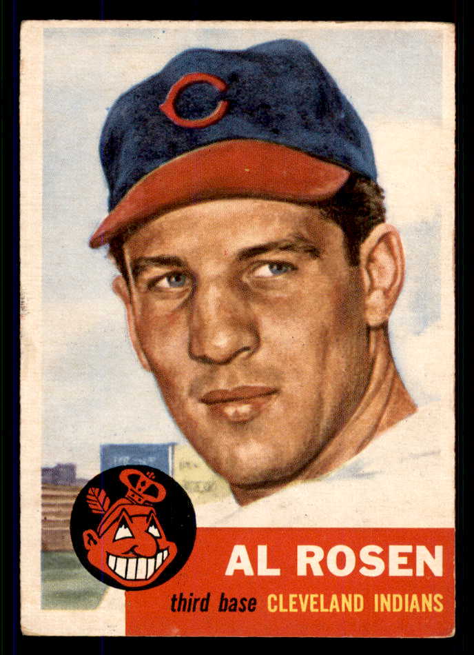 1953 Topps Baseball #135 Al Rosen Indians VG-EX 555640