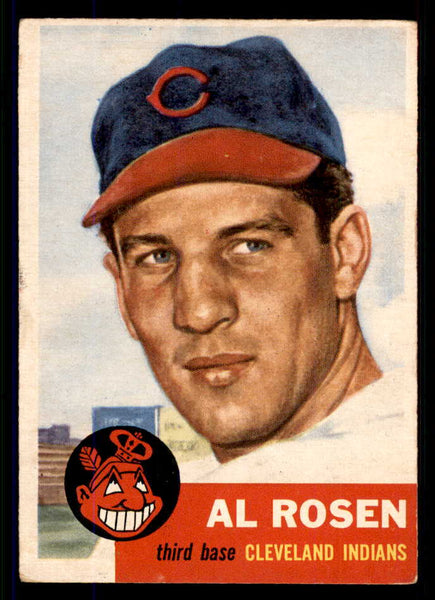1953 Topps Baseball #135 Al Rosen Indians VG-EX 555640