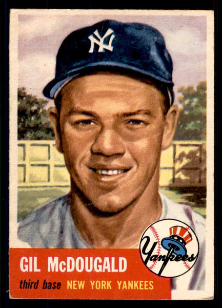 1953 Topps Baseball #043 Gil McDougald Yankees VG-EX 555643