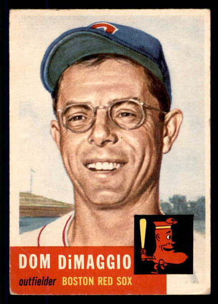 1953 Topps Baseball #149 Dom DiMaggio Red Sox VG 555649
