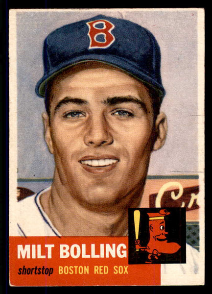 1953 Topps Baseball #280 Milt Bolling Red Sox EX 555659
