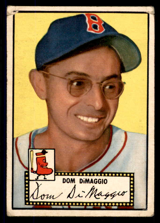 1952 Topps Baseball #022 Dom DiMaggio Red Sox VG Black 555671