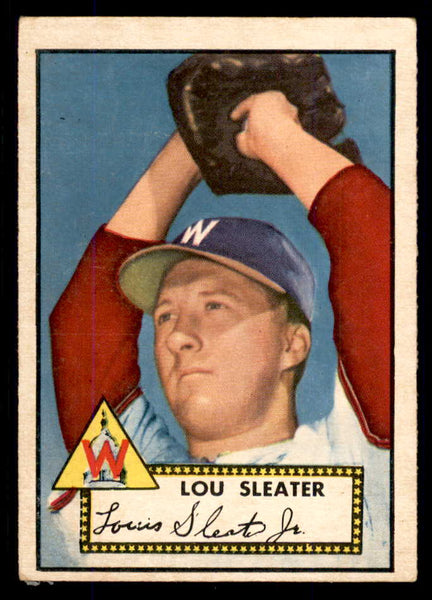 1952 Topps Baseball #306 Lou Sleater Senators VG-EX 555714