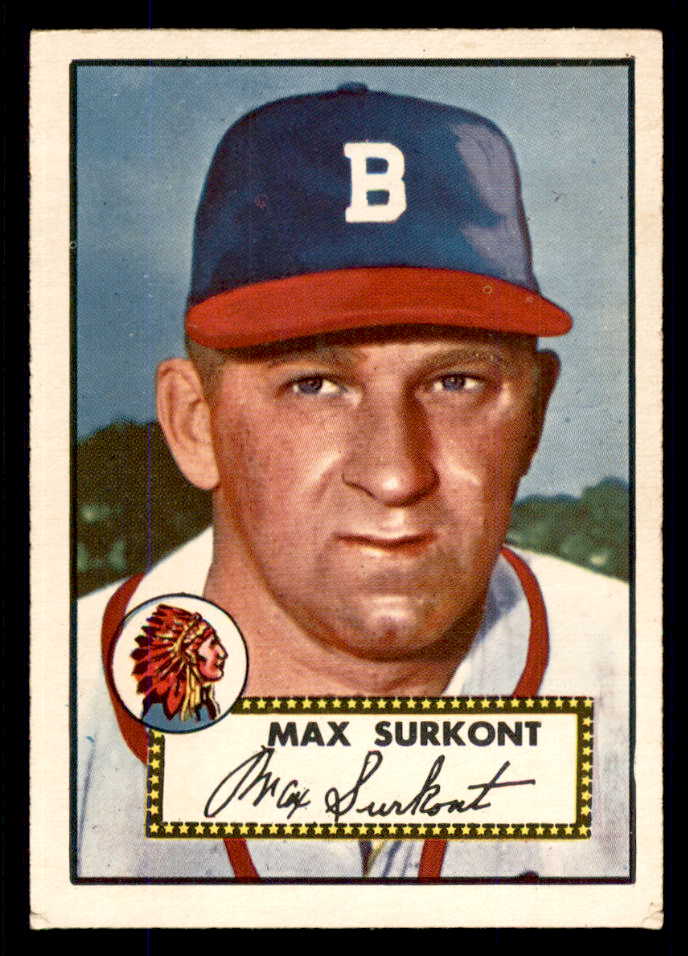 1952 Topps Baseball #302 Max Surkont Braves VG 555724