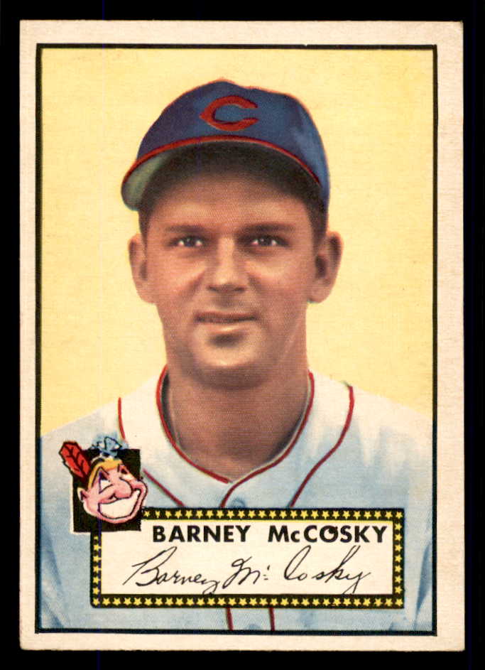 1952 Topps Baseball #300 Barney Mccosky Indians EX 555731