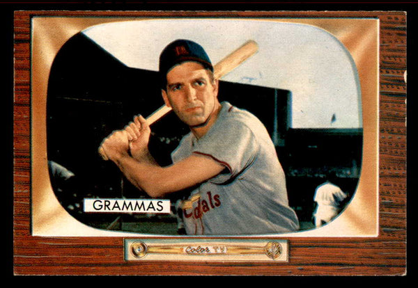 1955 Bowman Baseball #186 Alex Grammas Cardinals EX-MT 555793