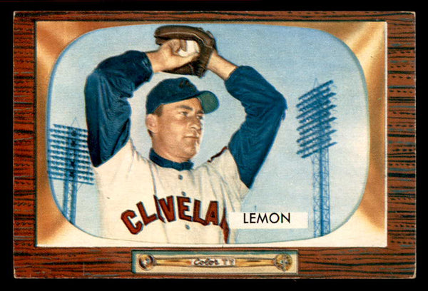 1955 Bowman Baseball #191 Bob Lemon Indians EX+/EX-MT 555796