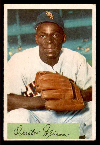 1954 Bowman Baseball #038 Minnie Minoso White Sox EX+ 555814