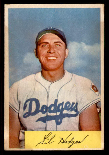 1954 Bowman Baseball #138 Gil Hodges Dodgers VG-EX 555816