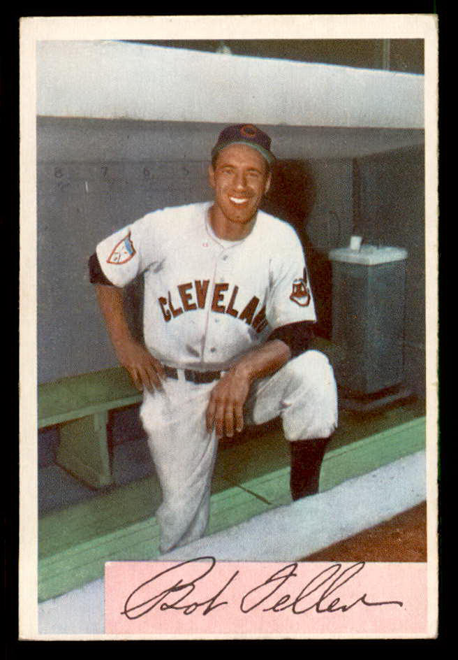 1954 Bowman Baseball #132 Bob Feller Indians EX-MT 555819