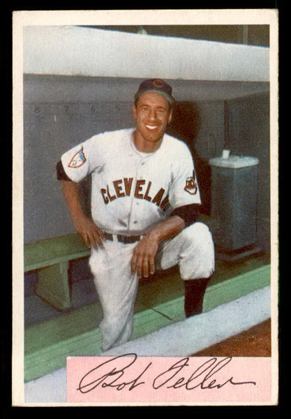 1954 Bowman Baseball #132 Bob Feller Indians EX-MT 555819